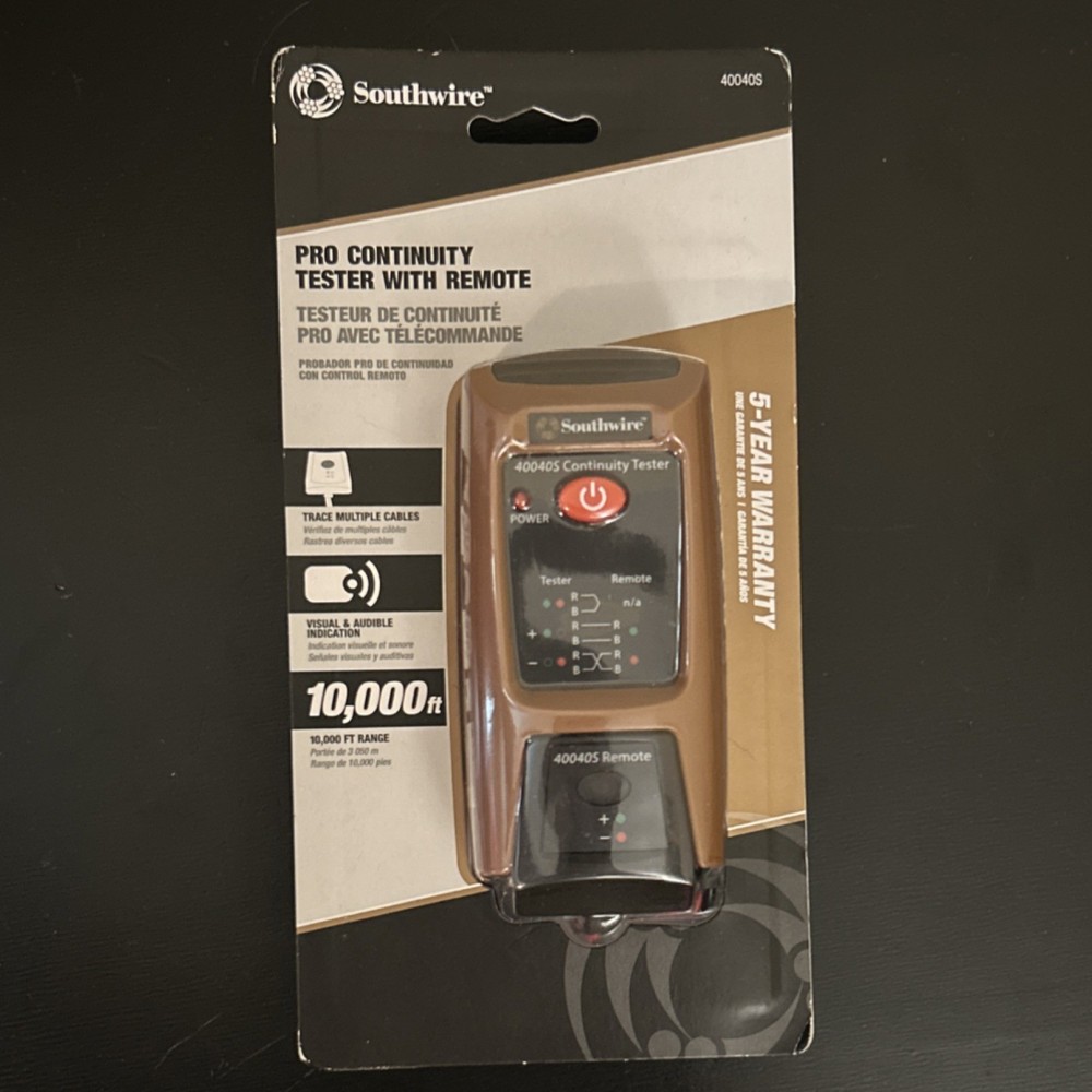 Southwire Pro Continuity Tester With Remote 40040S