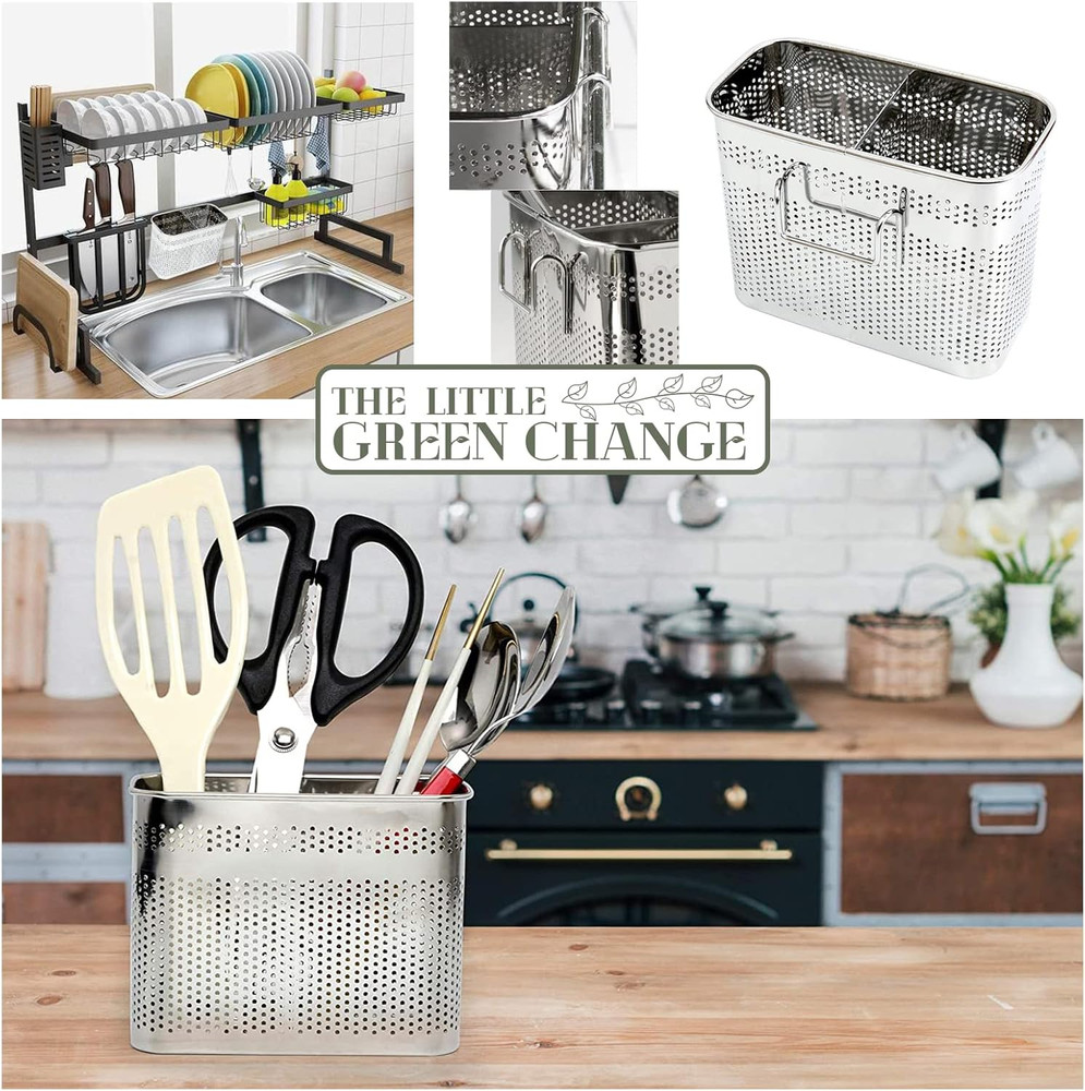 Silverware Drying Basket Kitchen Sink Utensil Holder Replacement Thin Dish Rack