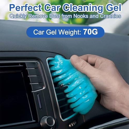 Vidspl Car Interior Duster Detailing Brush Set, Microfiber Towels, Dash Vent