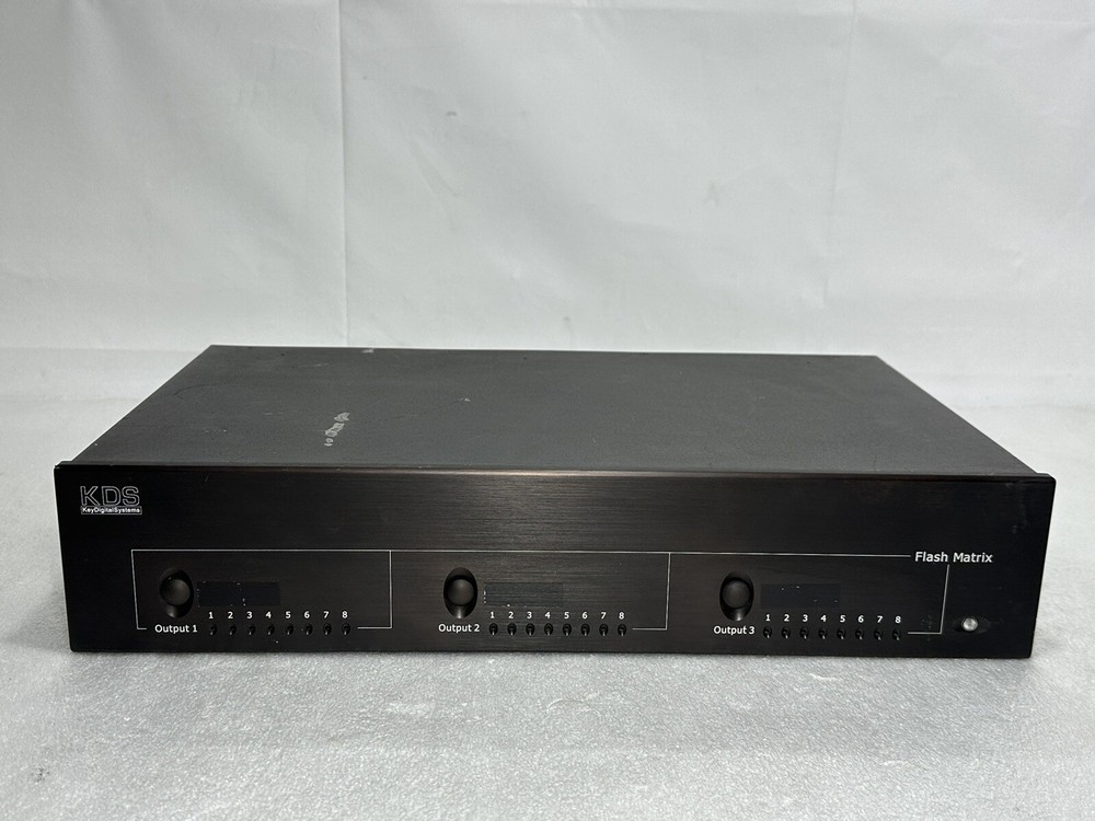 KDS Key Digital System ~ Flash Matrix KD-MSW8X3 ~ Component Video BNC Switcher