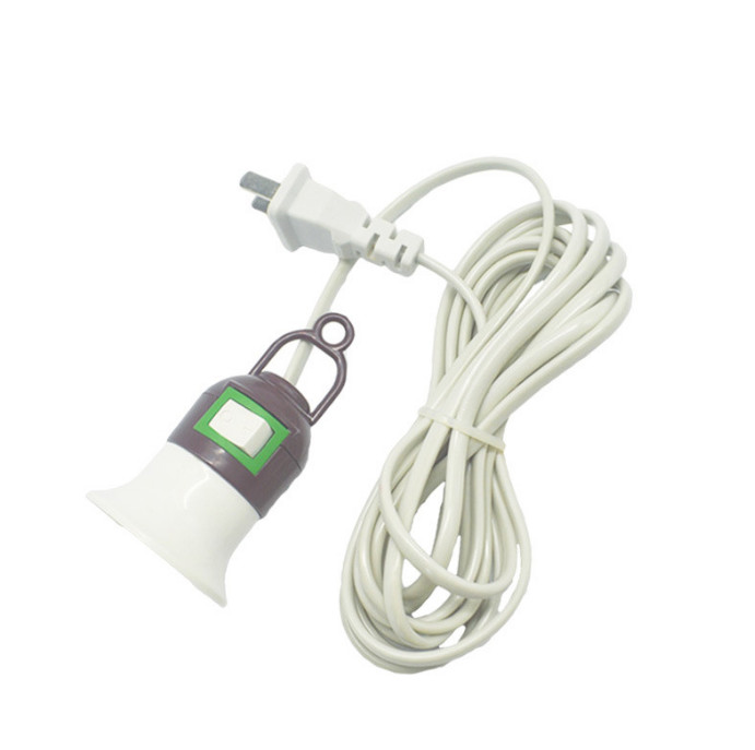 E27 Hanging Pendant Light Screw Light Lamp Bulb Holder Cap Switch Socket Holder