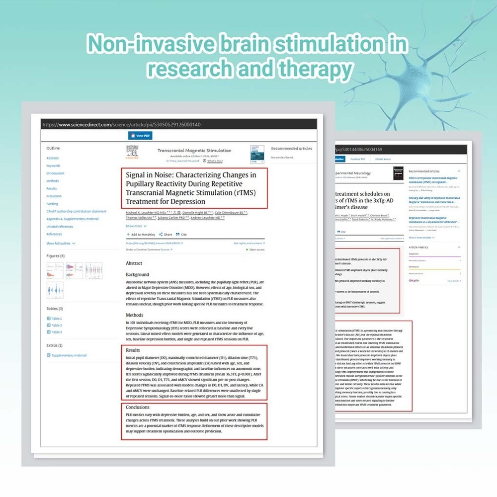 rTMS Transcranial Magnetic Stimulation Physiotherapy Multi-frequency for PTSD