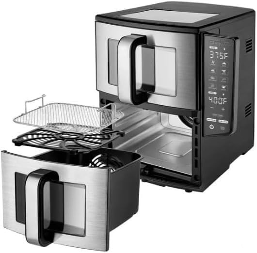 GOURMIA DUAL BASKET AIR FRYER 11QT