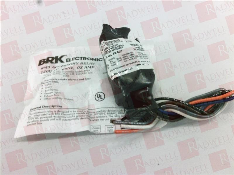 BRK ELECTRONICS RM3 / RM3 (NEW IN BOX)