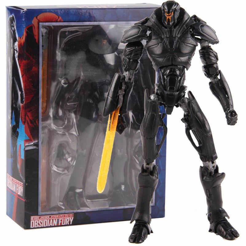 Uprising Side Jaeger Obsidian Fury 6.7" Action Figure Toy For Pacific Rim BULK