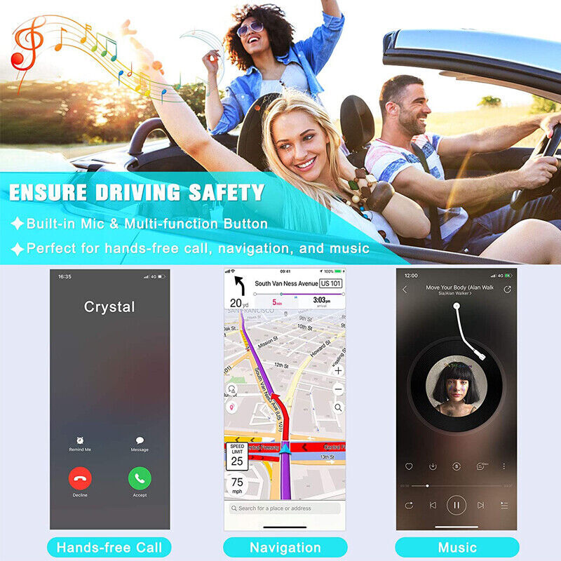 Bluetooth Audio Receivers For PS4 Car Auxiliary Television Set iPod PC Headphone