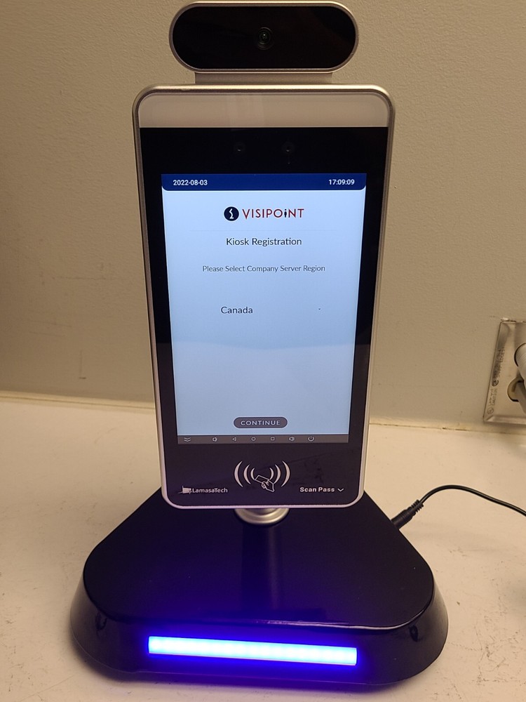 Lamasatech Desktop Temperature Kiosk Zentron 8