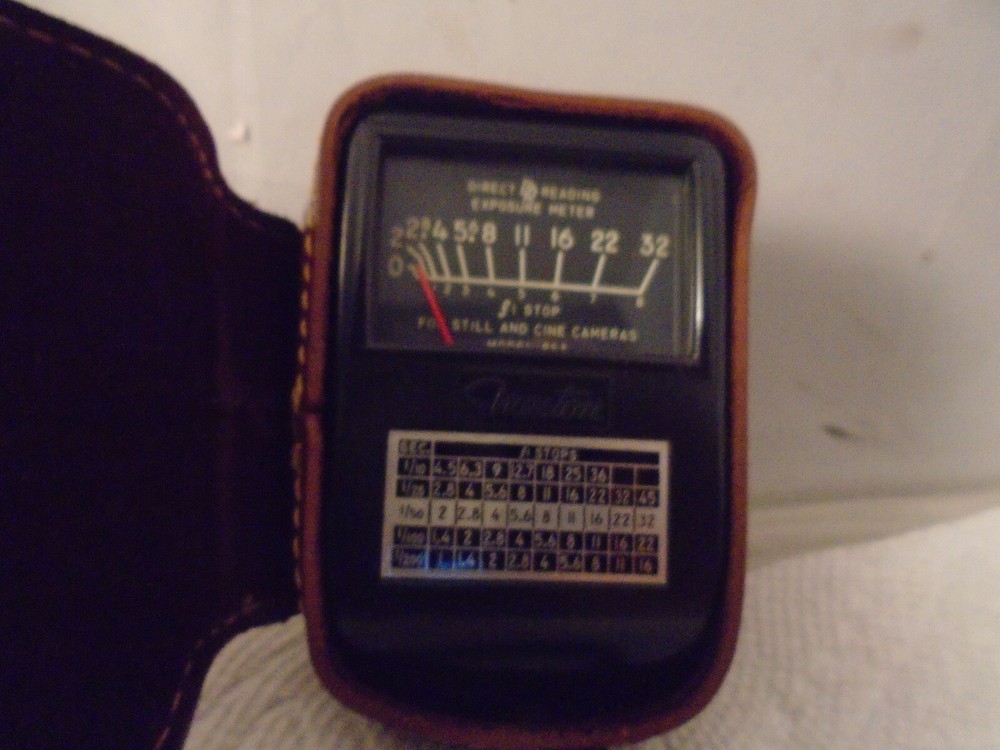 Vintage Weston Direct Reading Exposure Light Meter Model 853