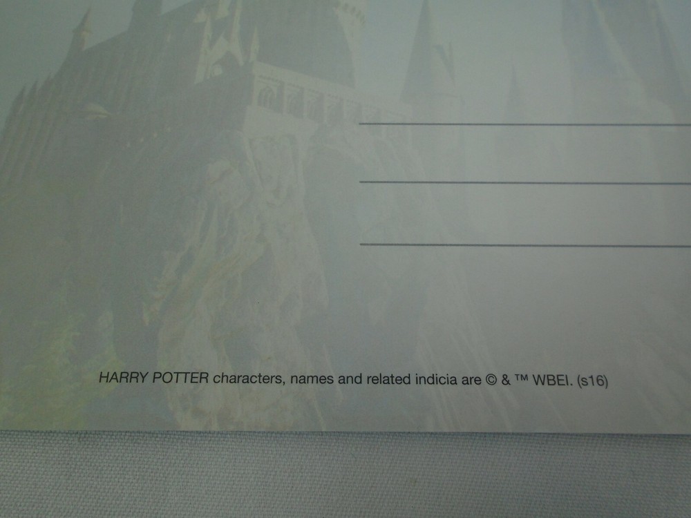 Sorting Hat Hogsmeade Village Postmaster Postcard Wizarding World Harry Potter