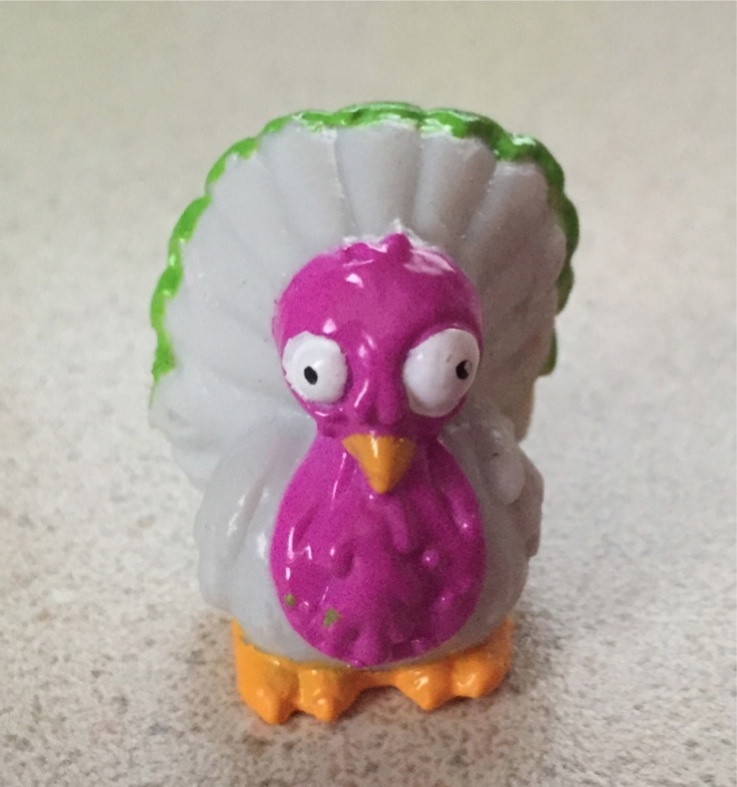 NEW Series 3 White Gobbles Turkey # 463 The Trash Pack Trashies