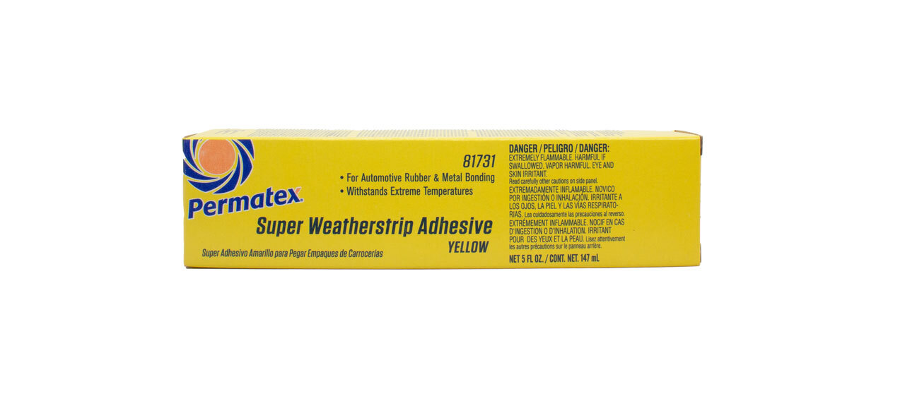 Permatex 81731 Super Weatherstrip Adhesive, 5 Oz.