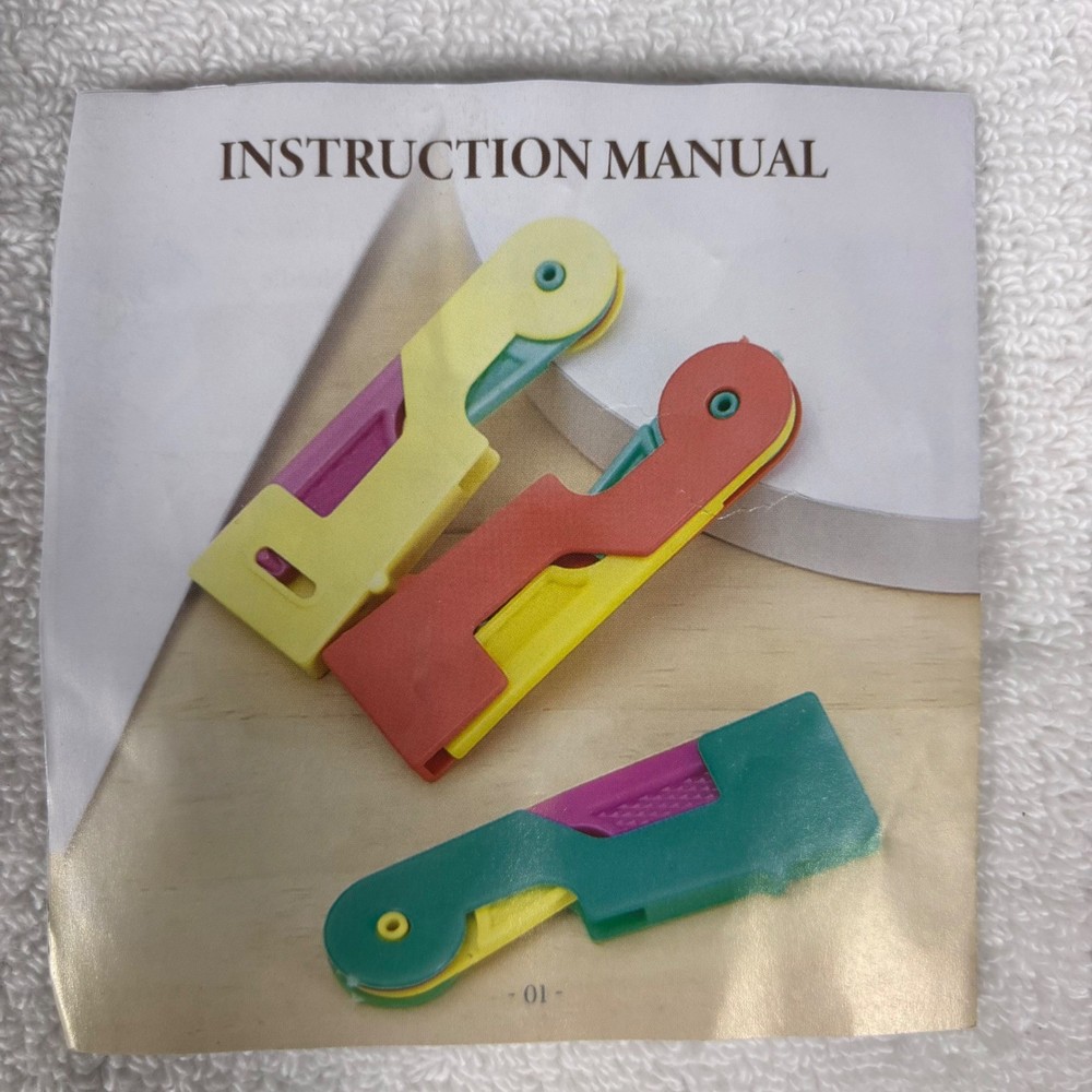 Lot of 5 Plastic Automatic Needle Threader Tool for Sewing Crafts