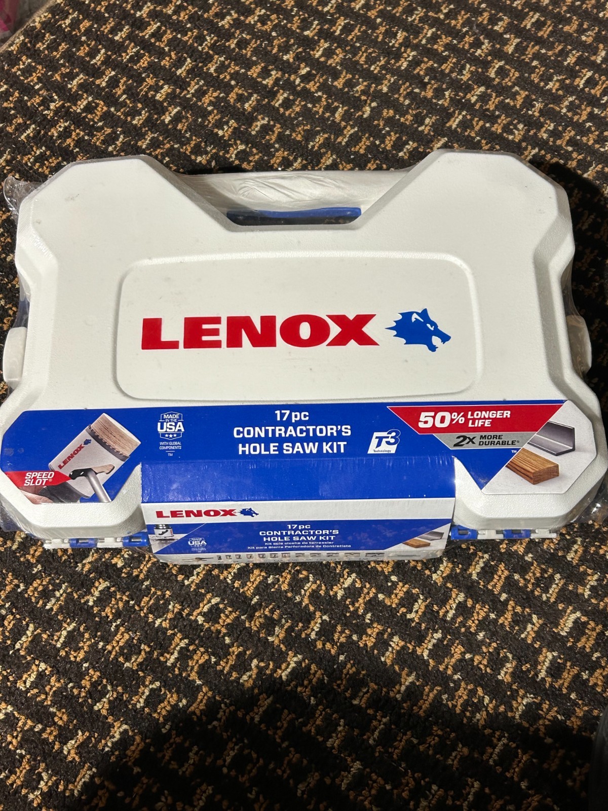 Lenox Contractor's Speed Slot 308201200G 17-Piece Hole Saw Kit MADE IN USA