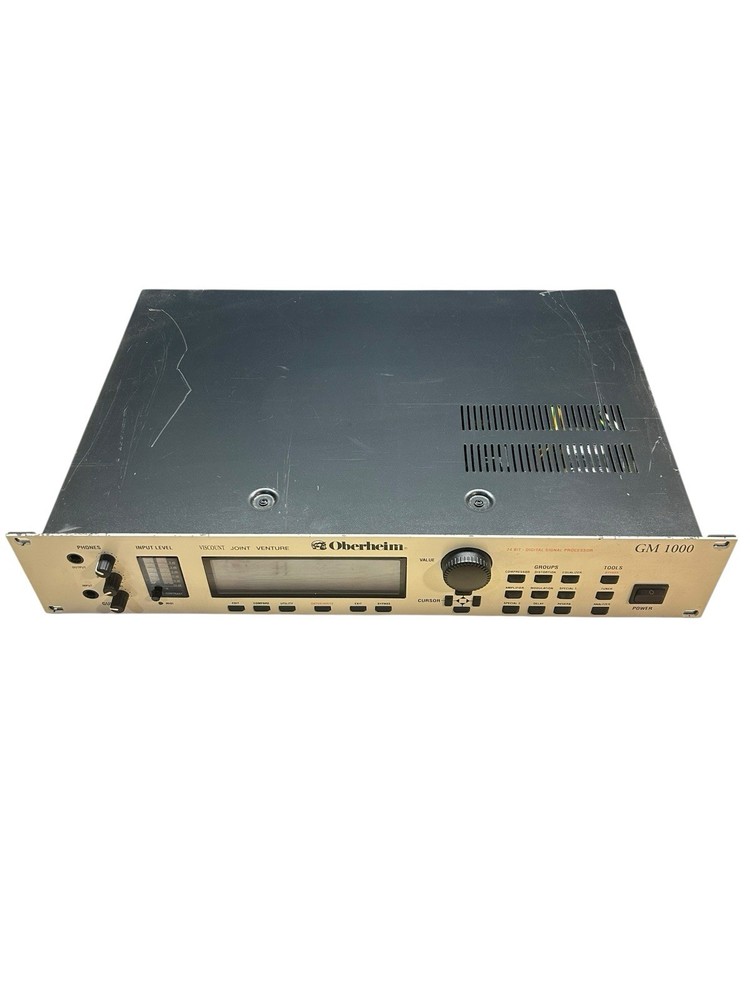 Oberheim GM 1000 Professional Guitar Multi-Effects Processor Rackmount Tested