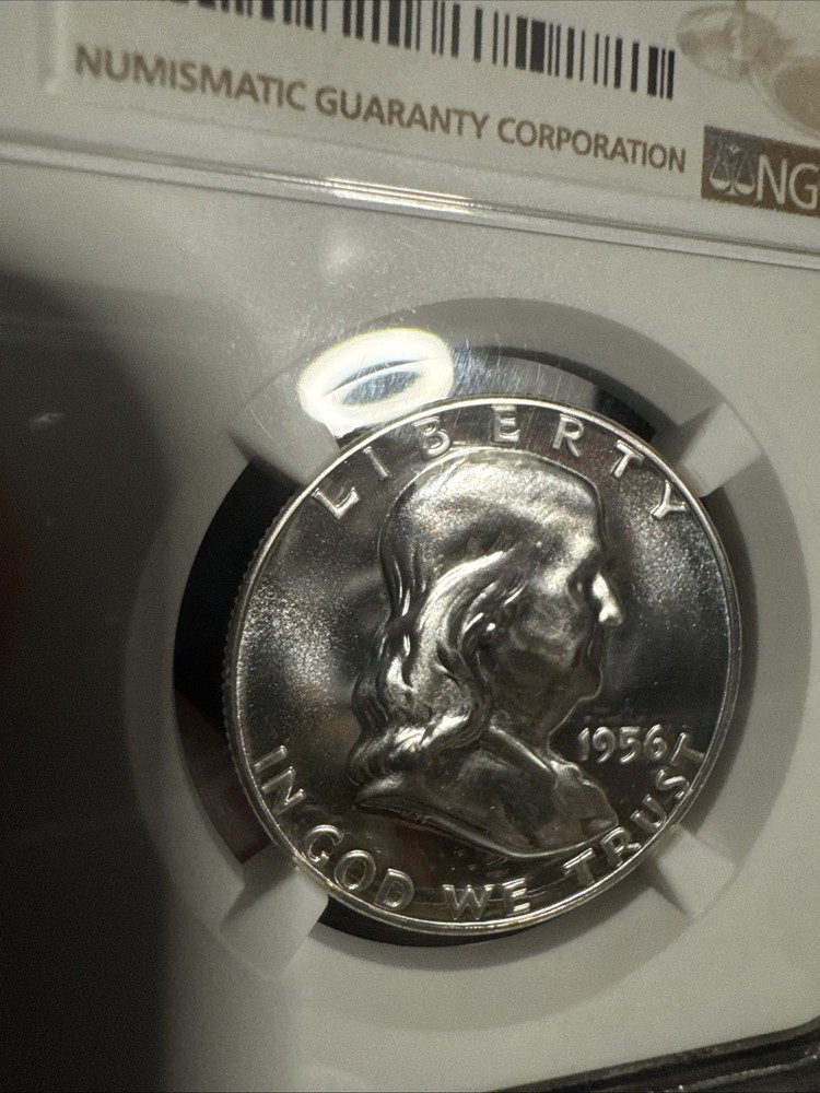 1956 Type 2 Silver Franklin Half Dollar (NGC PF 69)