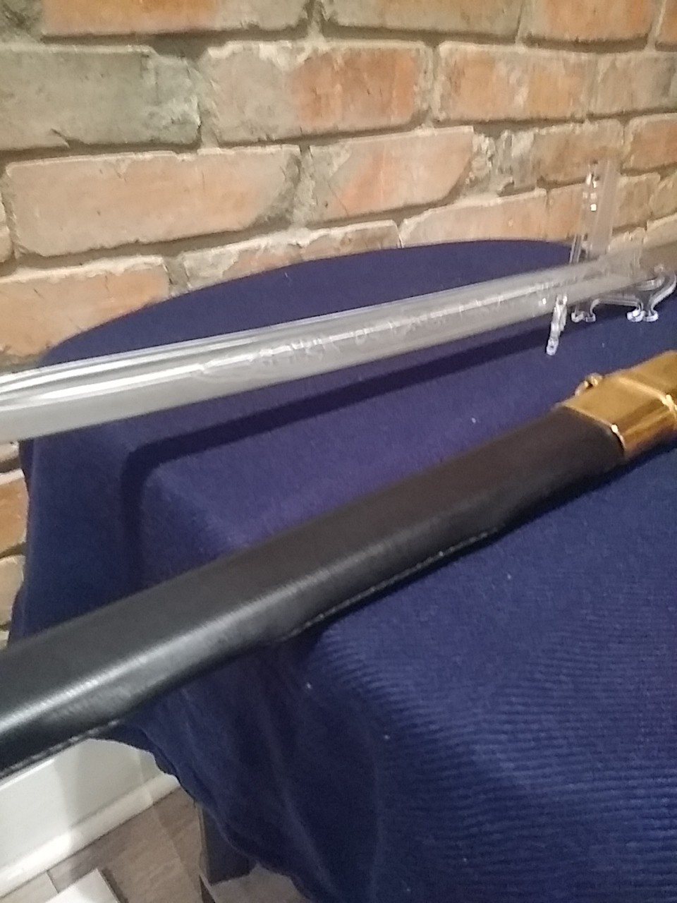 Civil War CSA Confederate Cavalry Officer's Sword Saber Etched Blade Replica