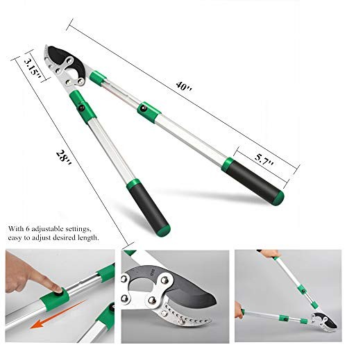 SK5 High-Performance Compound Action Anvil Lopper,Chops Thick Branches with
