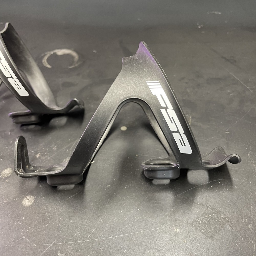 Black FSA SLK Bottle Cages - (2) - Used