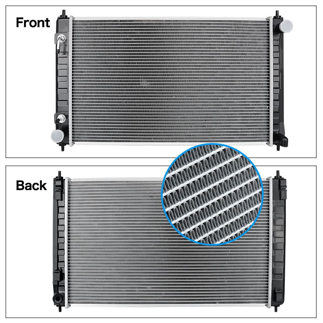 Aluminum Radiator For 2007-2018 Nissan Altima 2009 2010-2019 Maxima 2.5L 3.5L