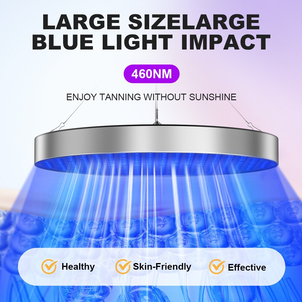 UV Beauty Tanning Light Sun Solarium Lamp Facial Body Tanner Bronzer Skin 460NM