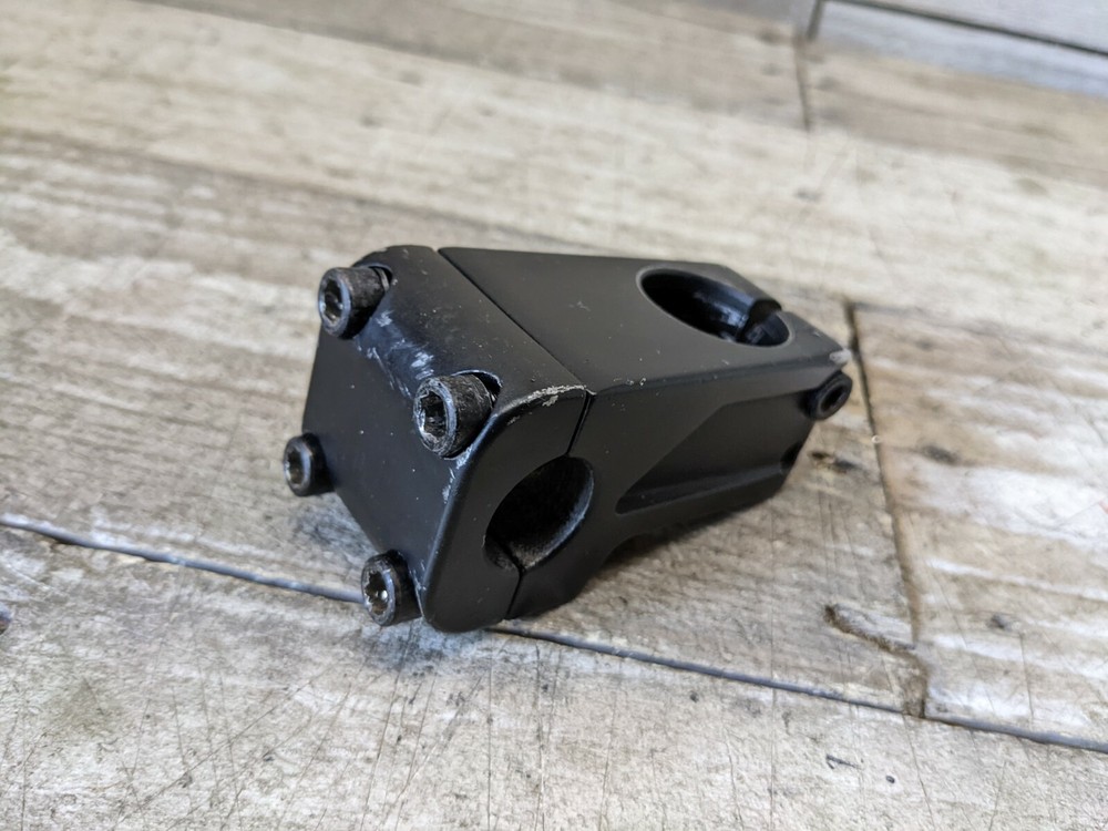 Y2K Black 1 1/8 Threadless Mid School BMX Stem