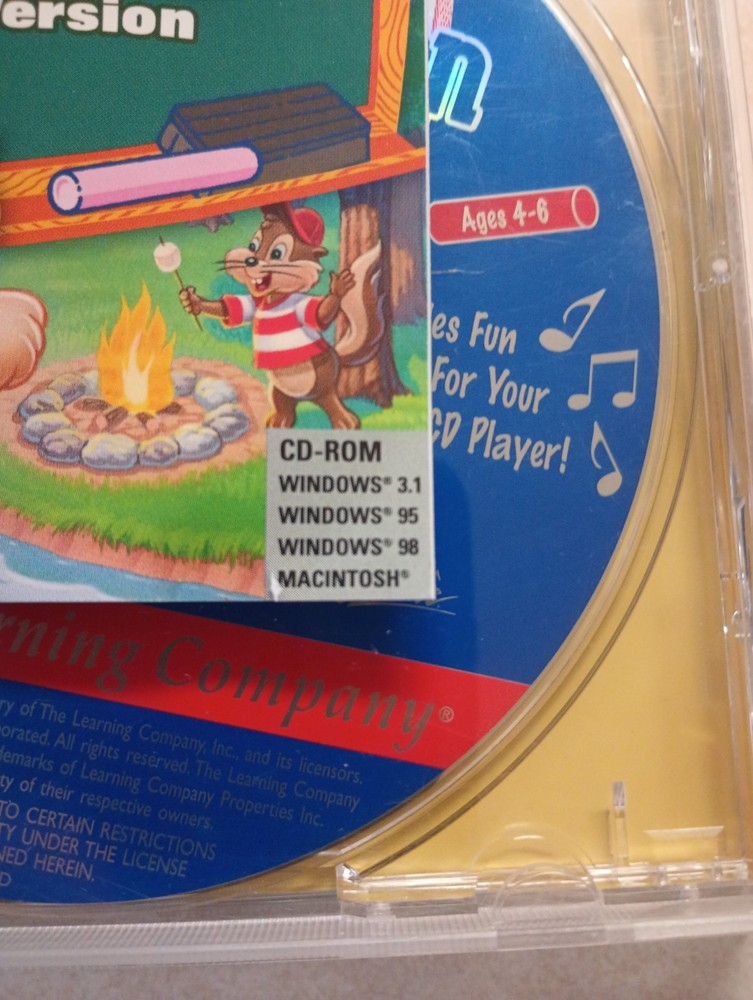 Reader Rabbit's Kindergarten Original Version CD-ROM - Windows 3.1 / 95 / 98