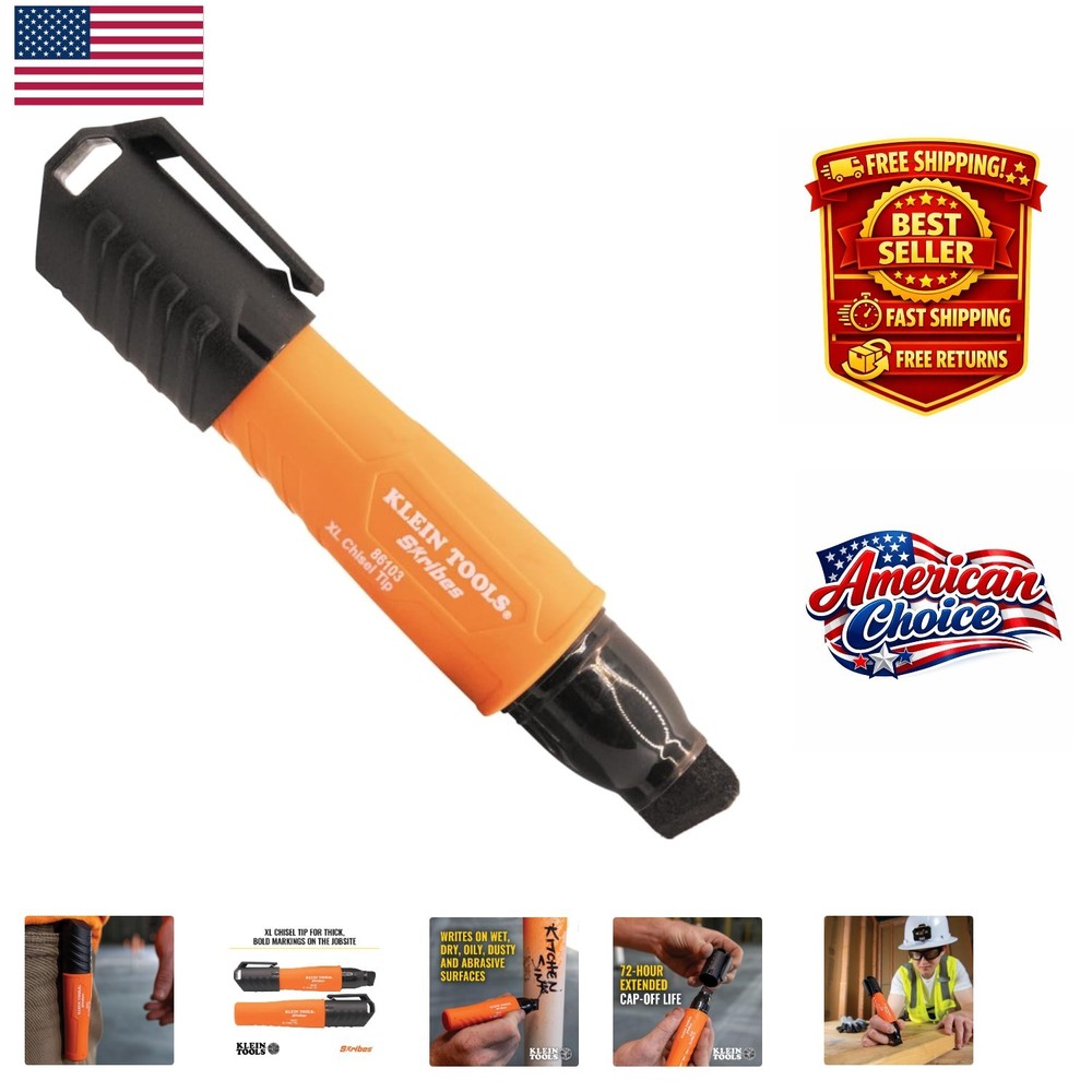 Skribes XL Professional Chisel Tip Marker: Enhanced Visibility and Performance