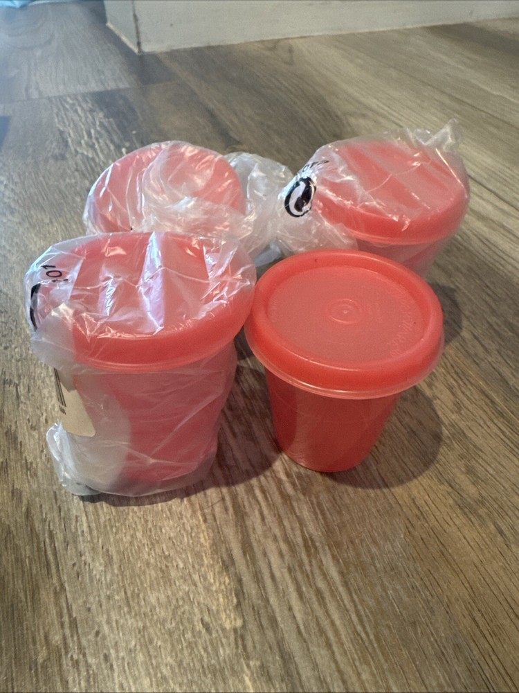 Tupperware 2Oz Pink Midget 4789A -4 Snap Top