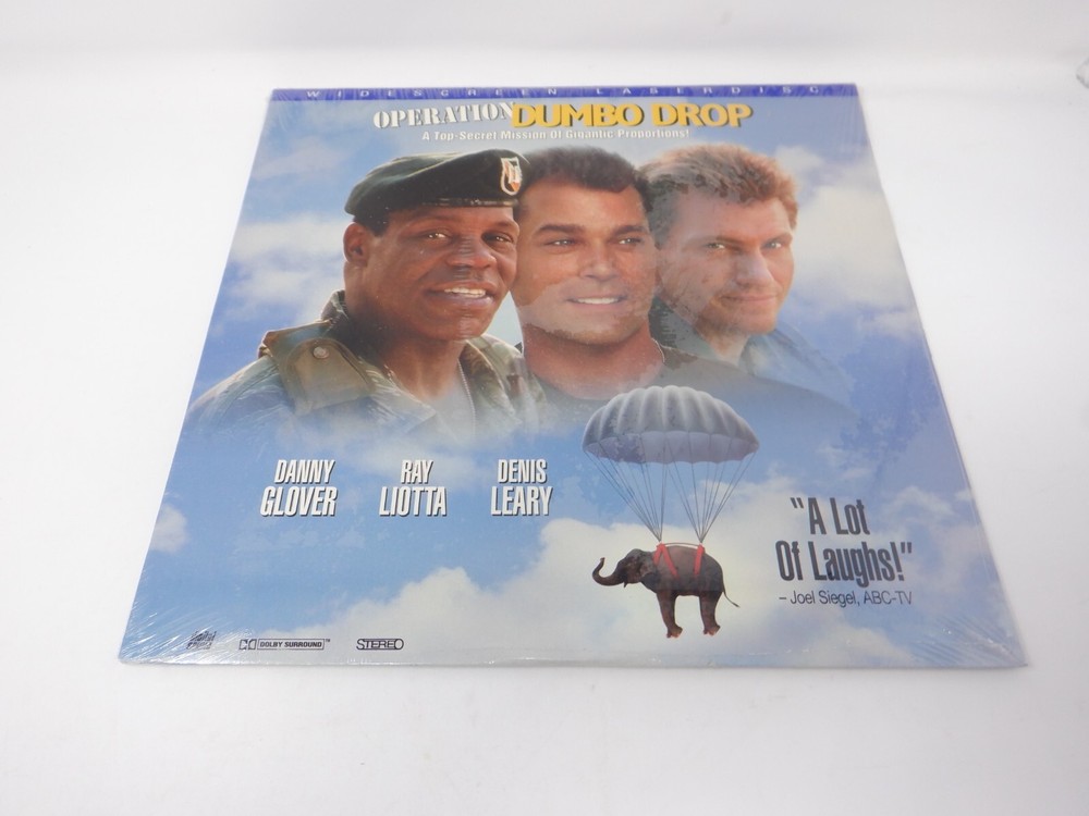 Laserdisc - Operation Dumbo Drop Widescreen - New Sealed, Excellent Condition