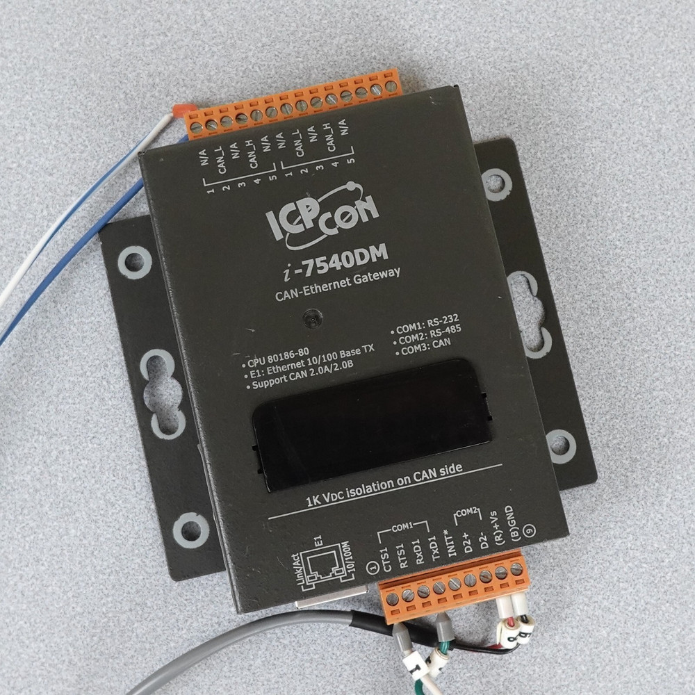 ICP CON i-7540DM CAN-Ethernet Gateway Untested