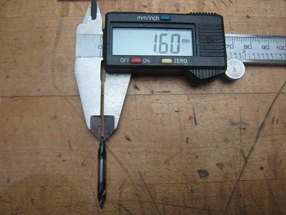 5 Walter .063" x .1575" 60 deg. combined drill countersinks Between size #1 & #2