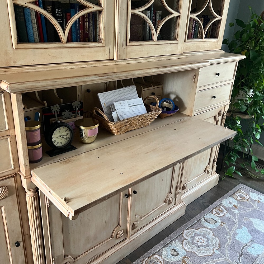 French Country Buffet with Secretary Pull Out