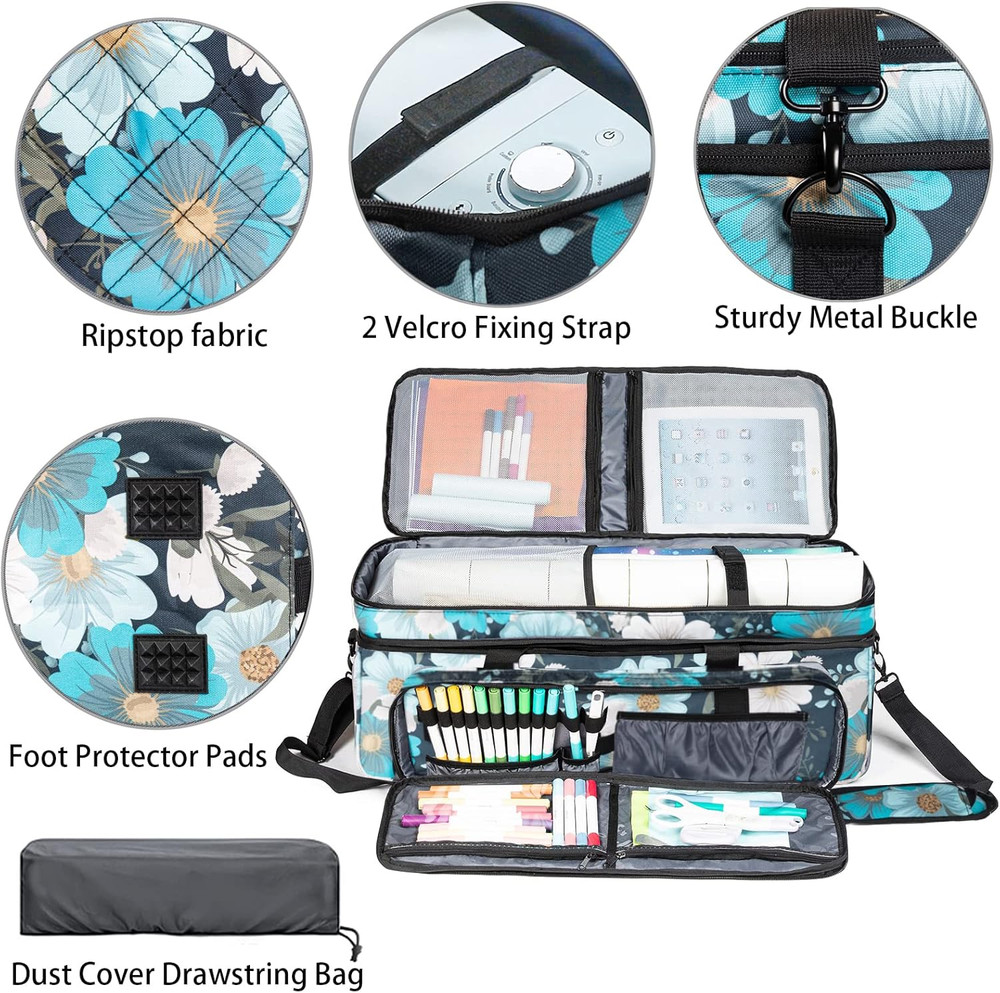 AMOIGEE Carrying Case for Cricut Maker 3, Maker 4, Explore Air 2, Explore 3, Exp