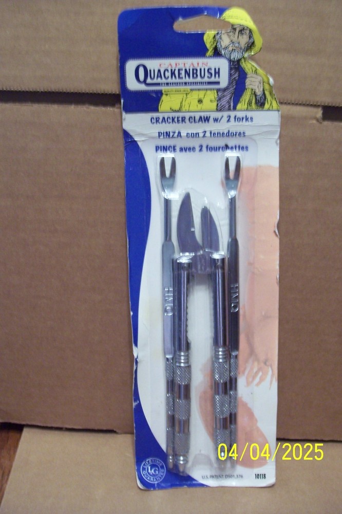 Captain Quackenbush Shellfish Utensils - NEW in Package