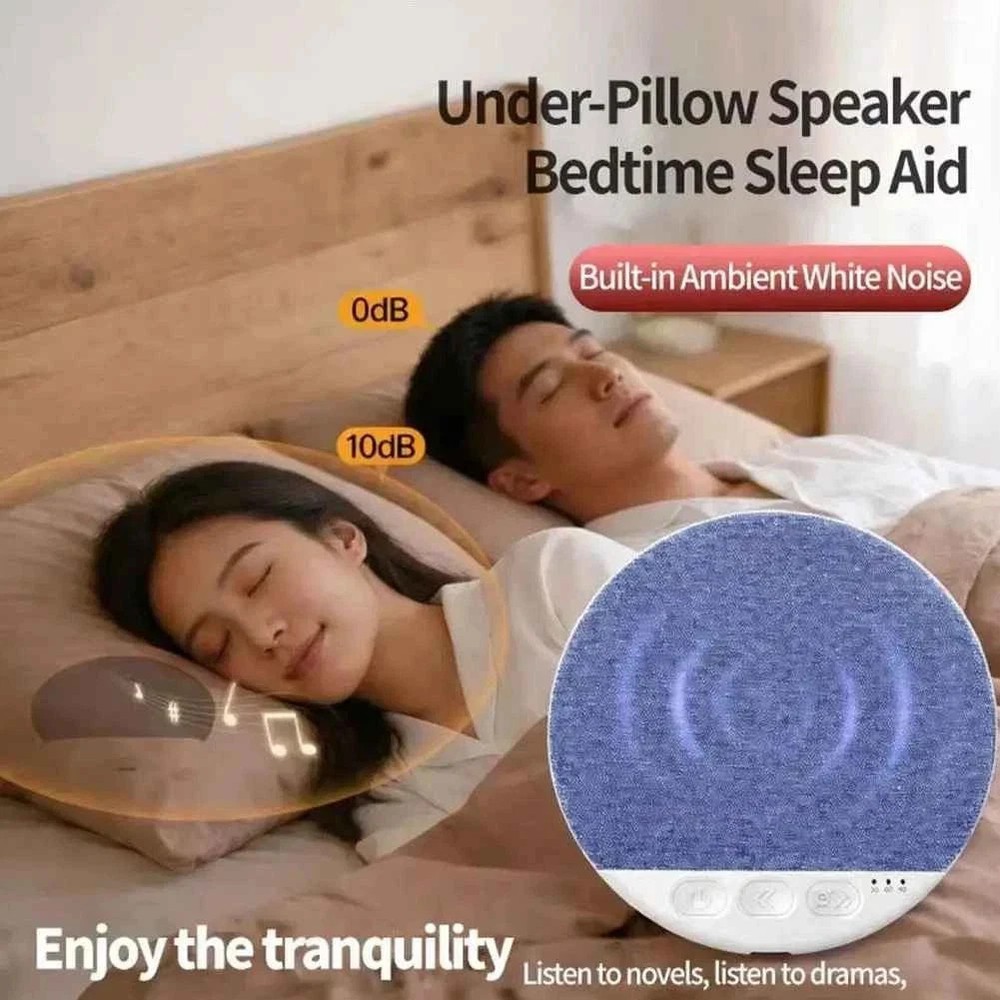 Under-Pillow Speaker for Sleeping - Portable Wireless Bluetooth Bone Conduction