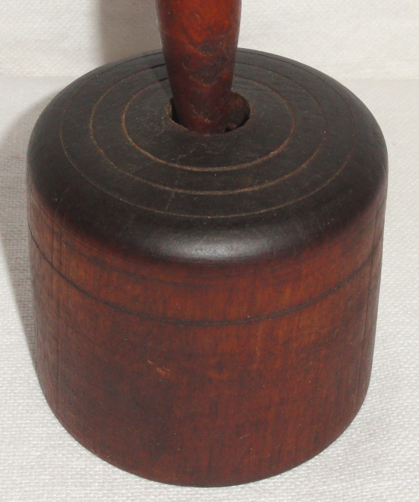 Antique Wood Butter Mold/Press ~ Plunger ~ Hand Carved Beaver Stamp