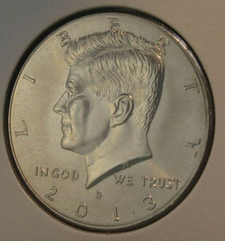 2013-D KENNEDY HALF DOLLAR UNCIRCULATED FROM US MINT ROLLS
