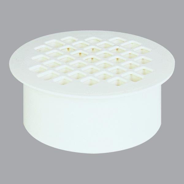 2 PACK - 4" SIOUX CHIEF PVC INSIDE PIPE FLOOR DRAIN