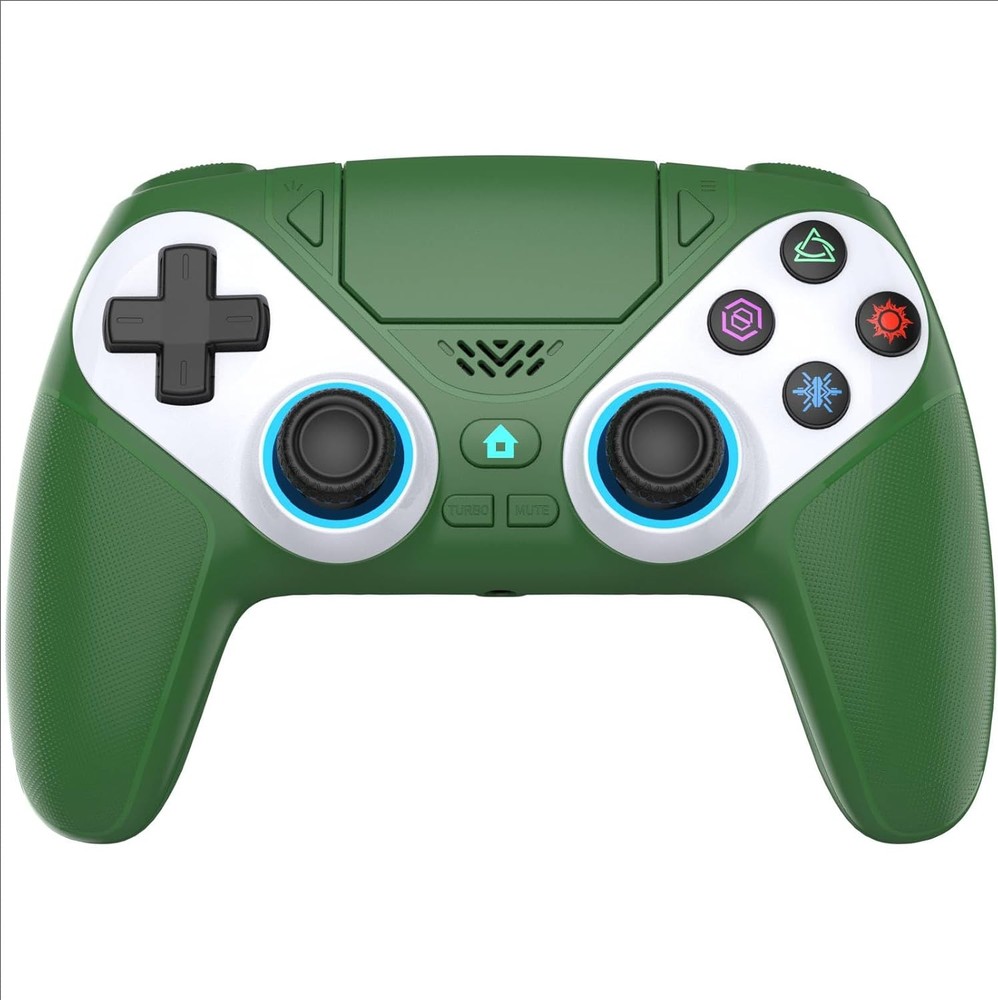 LED Wireless Controller for PS5, Compatible with PS5 Pro/Slim/PC, Dual