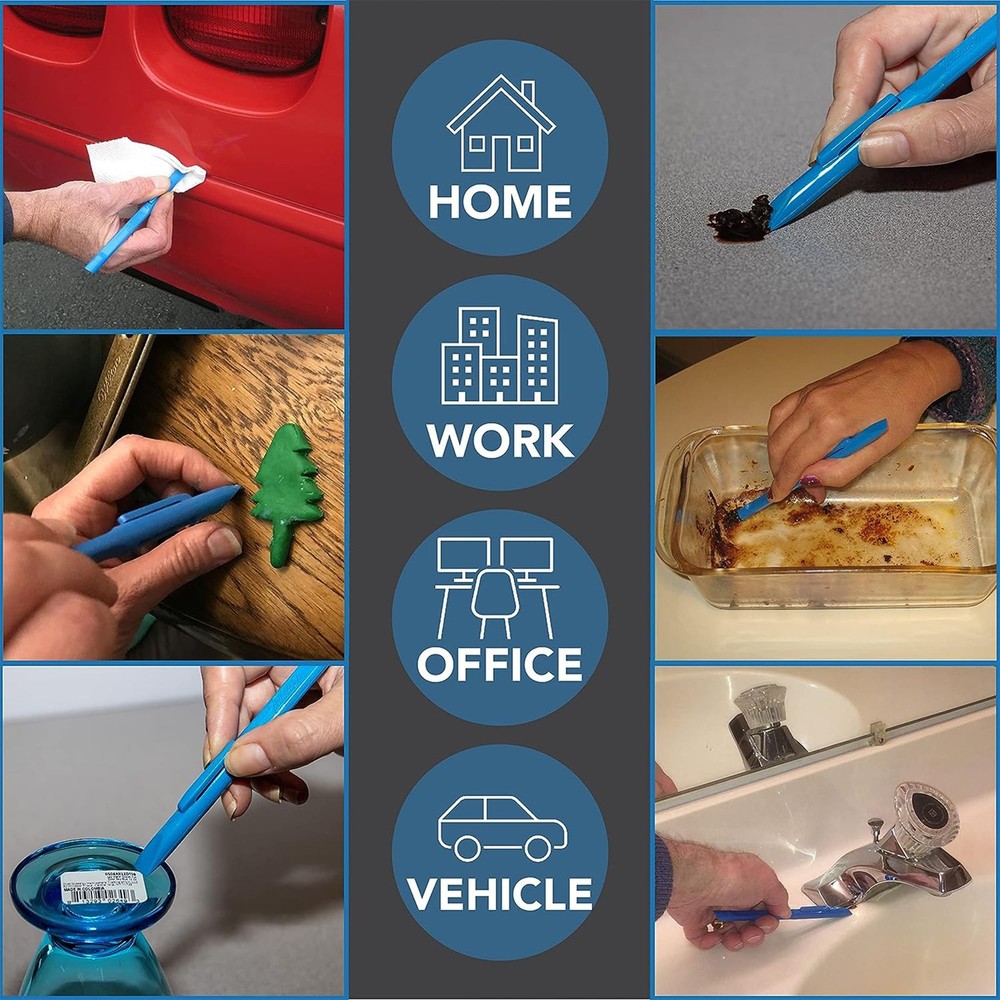 Scraper No-Scratch Plastic Scraper Tool, 2 Pack - The Handy Multi-Use Scraping T