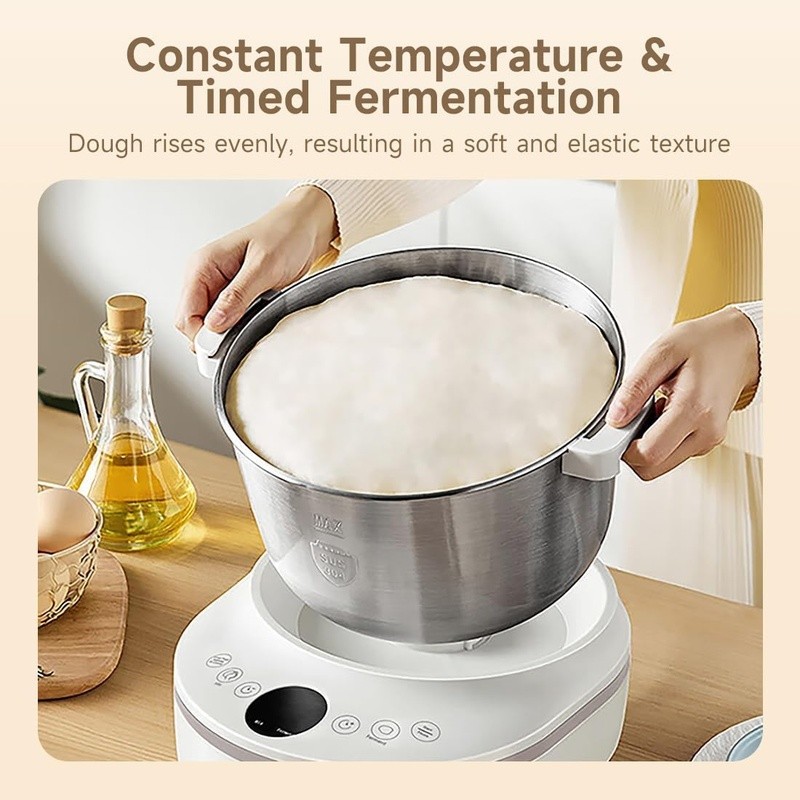 Electric Dough Maker Machine W/ Fermentation Function Bread Pizza Pasta Mixing