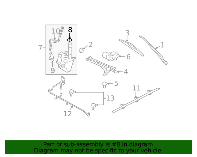 Genuine Ford Cap 8L8Z-17632-B
