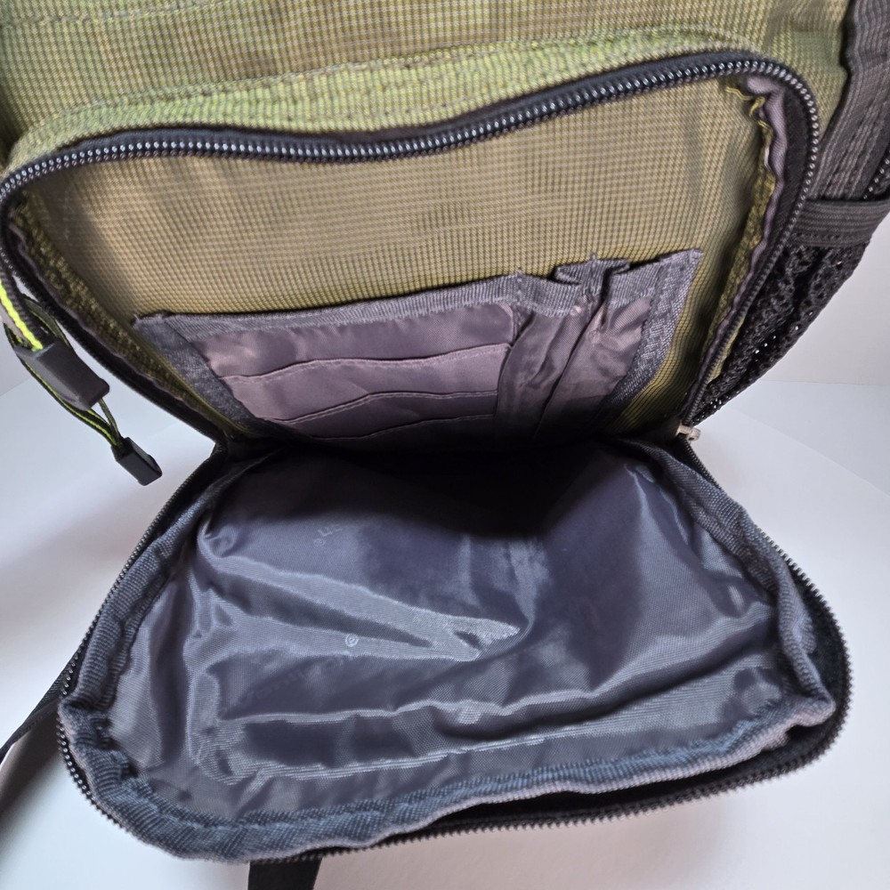 Vanlison Performance Crossbody Sling Daypack Multiple Compartments OD Green