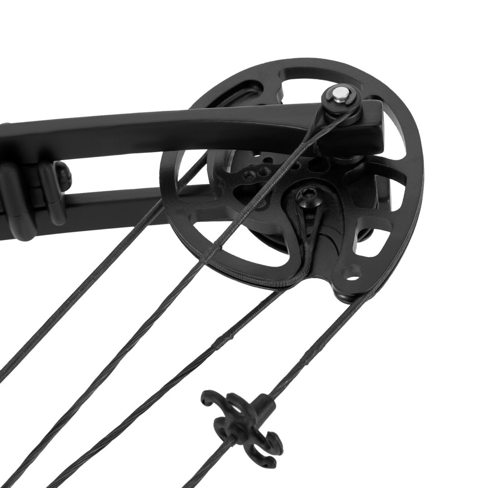 Black Archery Hunting Compound Bow Kit Beginner Archery Tool Right-Hand 30-60lbs