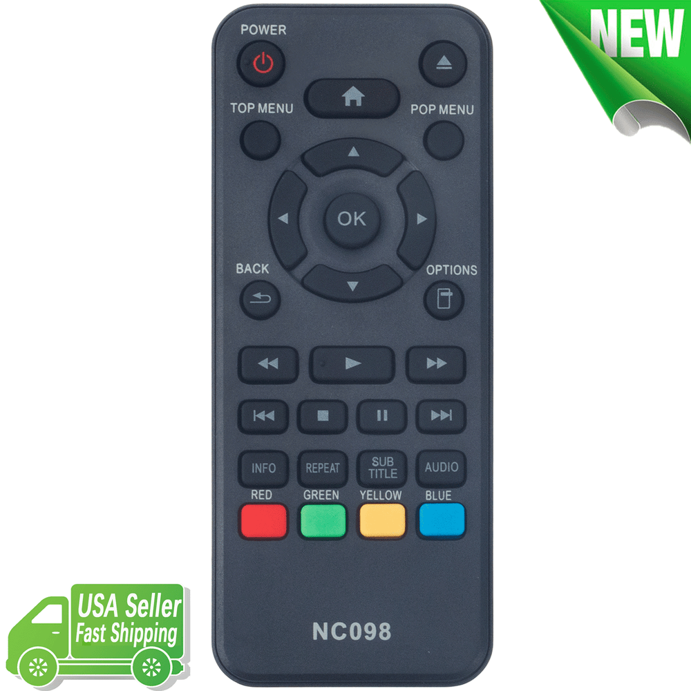 NC098 Replace Remote Control for Philips Blu-Ray Disc DVD Player BDP1502/F7