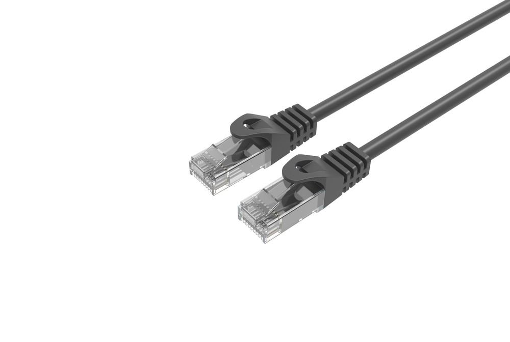 CAT6 Slim Ethernet Patch Cable Black 26 AWG 10FT