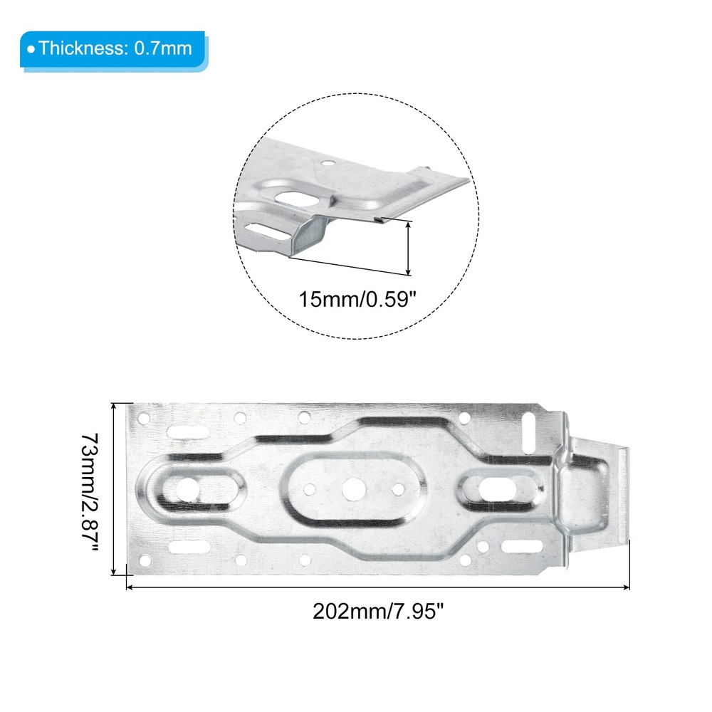 1 pair Air Conditioner Wall Mount Bracket Internal Unit Hanging Plate Bracket