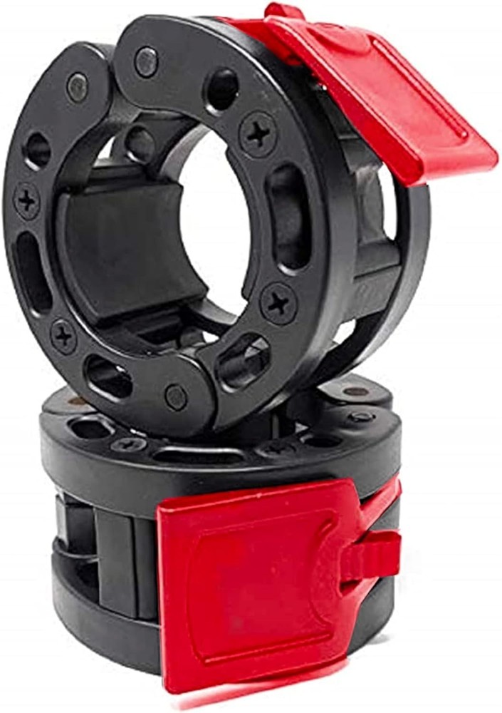 Patented Quick Release Barbell Collars Pair – For Secure Weightlifting Sessions