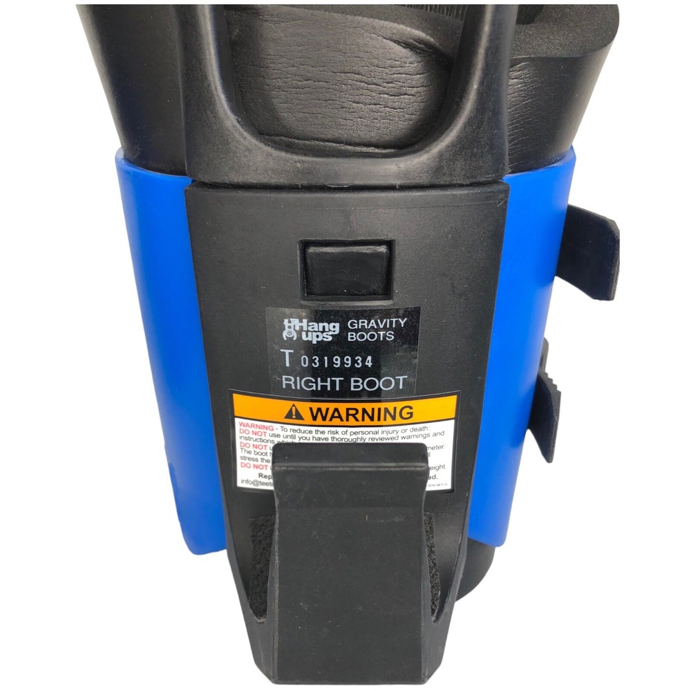 Teeter Hang Ups SL Spyder EZ-UP Inversion Gravity Boots with Calf Loops EUC