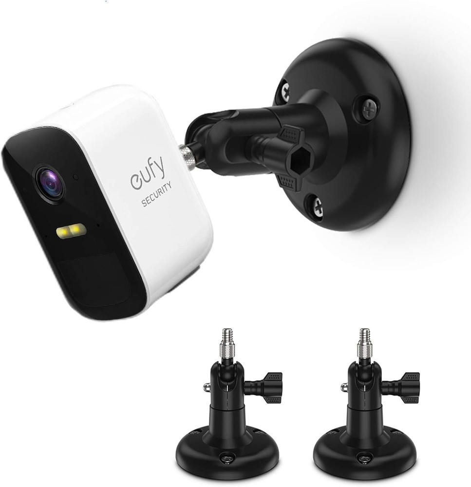 Adjustment Wall Mount Holder Compatible with Eufycam 2,eufyCam 2PACK, BLACK